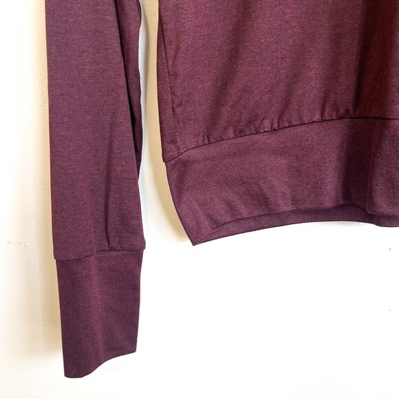 Vuori Daydream Crew - S in Deep Burgundy - Picture 4 of 7